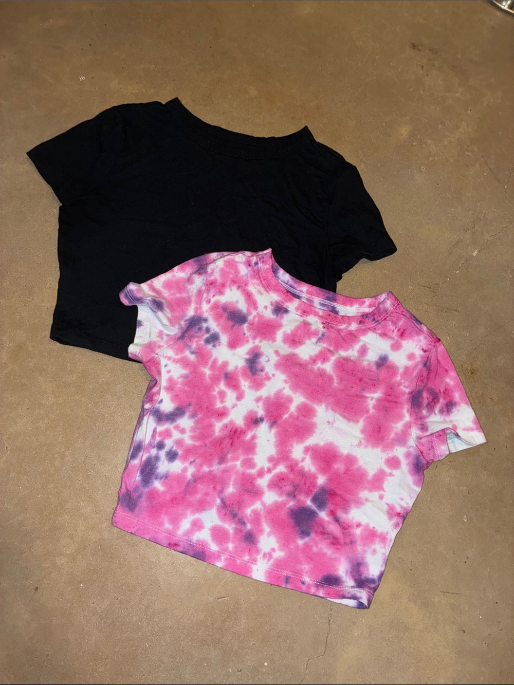 Wild fable fitted cropped tee set